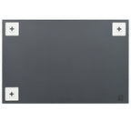 vidaXL Wandspiegel 2 Stk. Rechteckig Glas