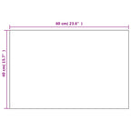 vidaXL Wandspiegel 2 Stk. Rechteckig Glas