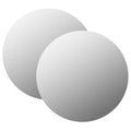 vidaXL Wandspiegel 2 Stk. Rund Glas