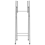 vidaXL Bartisch-Gestell Klappbar Silbern 45x53x108 cm Verzinkter Stahl