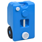vidaXL Camping-Wassertank mit Rollen 25 L Blau