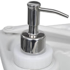 vidaXL Tragbares Camping-Handwaschbecken Grau 20 L
