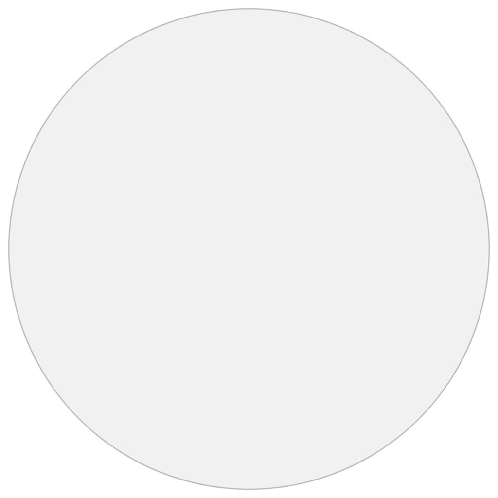 vidaXL Tischfolie Transparent Ø 1,6 mm PVC