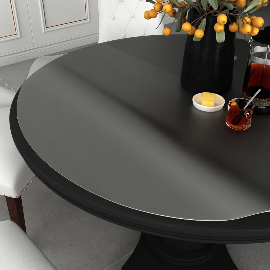 vidaXL Tischfolie Matt Ø 1,6 mm PVC