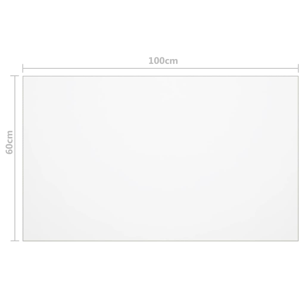 vidaXL Tischfolie Transparent 1,6 mm PVC