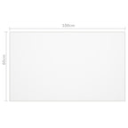 vidaXL Tischfolie Matt 1,6 mm PVC