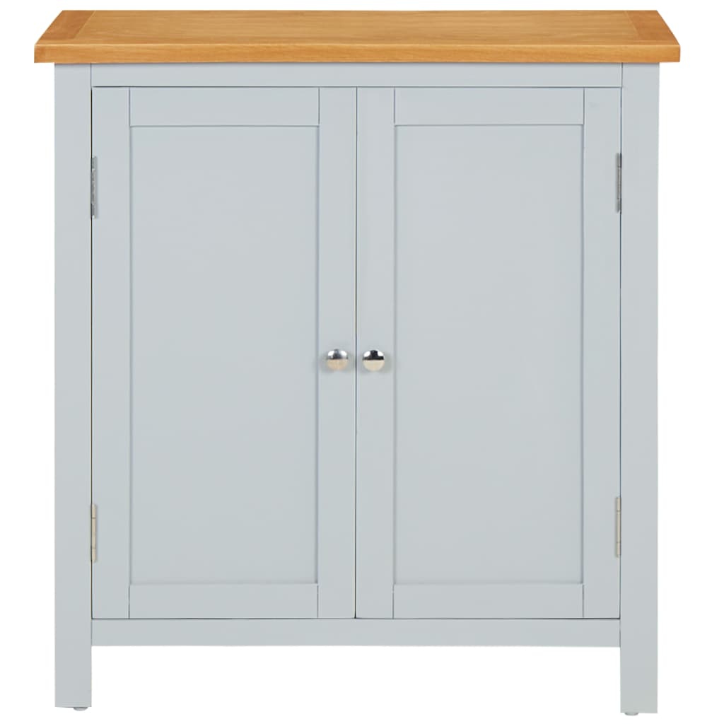 vidaXL Küchenschrank 70x35x75 cm Massivholz Eiche