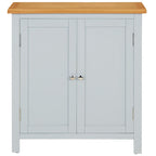 vidaXL Küchenschrank 70x35x75 cm Massivholz Eiche