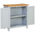 vidaXL Küchenschrank 70x35x75 cm Massivholz Eiche