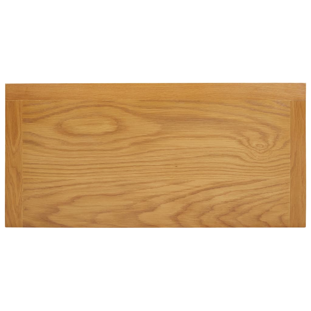 vidaXL Küchenschrank 70x35x75 cm Massivholz Eiche