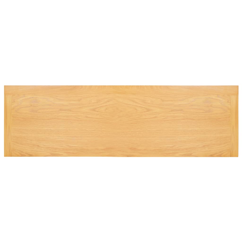 vidaXL Konsolentisch Massivholz Eiche