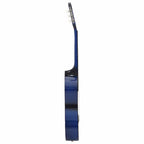 vidaXL Klassikgitarre für Anfänger Blau 4/4 39" Lindenholz
