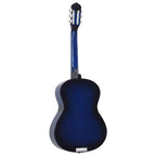 vidaXL Klassikgitarre für Anfänger Blau 4/4 39" Lindenholz