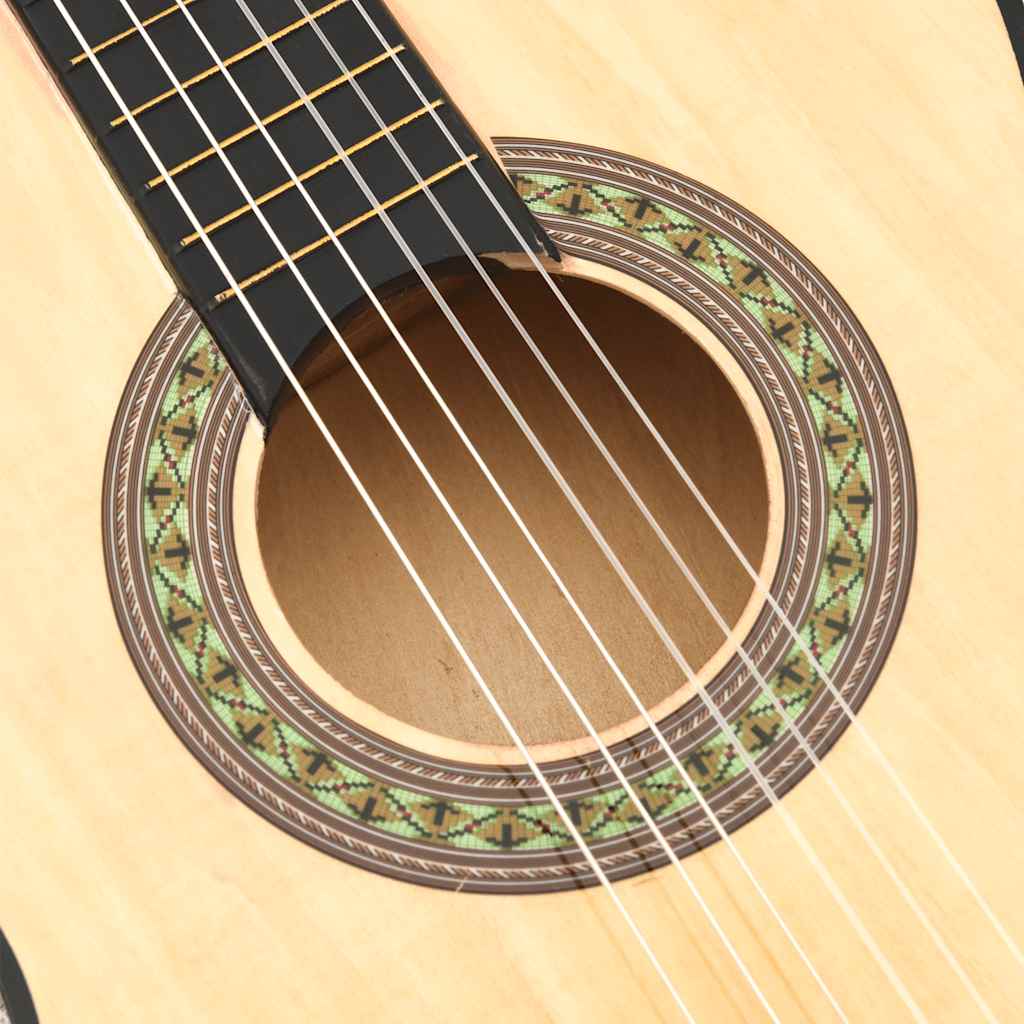 vidaXL Klassische Gitarre für Anfänger und Kinder 3/4 36" Lindenholz