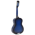 vidaXL Klassikgitarre für Anfänger und Kinder Blau 3/4 36"