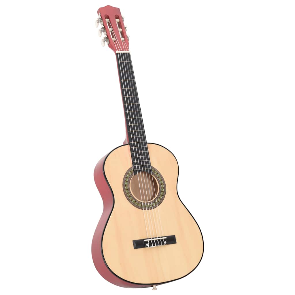 vidaXL 8-tlg. Klassische Gitarre für Kinder-Anfänger 1/2 34"