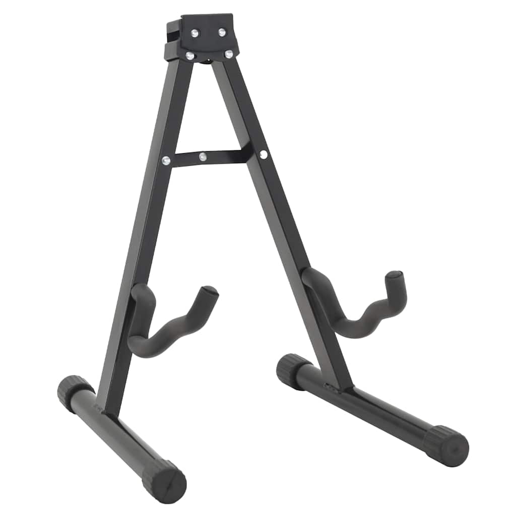 vidaXL 12-tlg Westerngitarre Set mit 6 Saiten Schwarz 38"