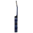 vidaXL Westerngitarre Cutaway mit 6 Saiten Blau-Schattiert 38"
