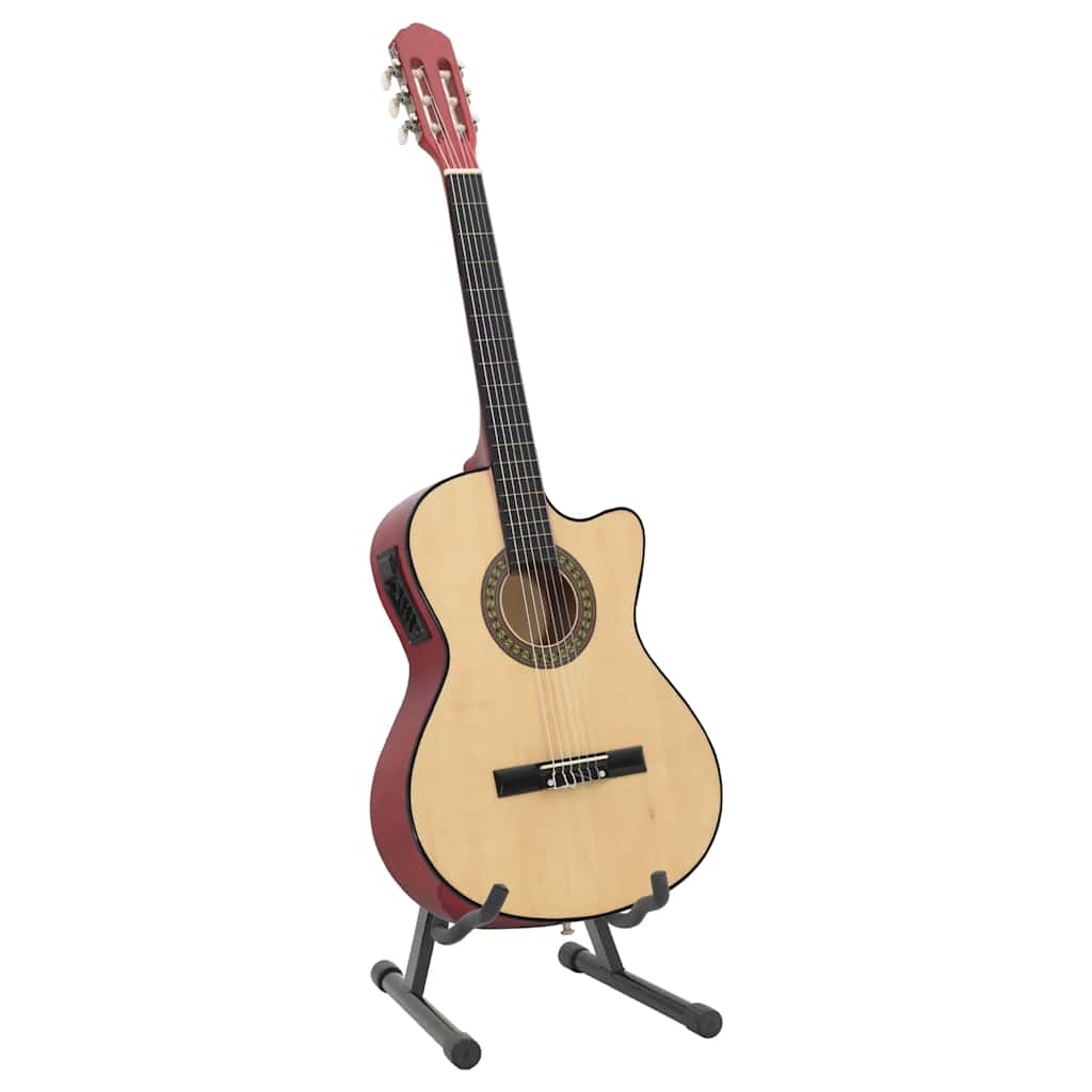 vidaXL 12-tlg. Westerngitarre Set mit Equalizer und 6 Saiten