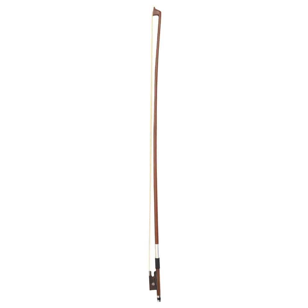 vidaXL Violine Komplettset mit Bogen und Kinnhalter Dunkles Holz 4/4