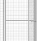 vidaXL Katzenkäfig 1,5x1,5x1,5 m Verzinkter Stahl