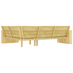 vidaXL 3-tlg. Garten-Lounge-Set Kiefernholz Imprägniert