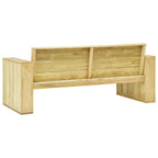 vidaXL 5-tlg. Garten-Lounge-Set Kiefernholz Imprägniert