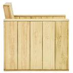 vidaXL Gartenstühle 2 Stk. 89x76x76 cm Imprägniertes Kiefernholz