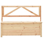 vidaXL Sitzbank mit Stauraum 120 cm Massivholz Kiefer