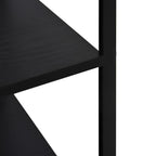vidaXL Mikrowellenregal Schwarz 60×39,6×79,5 cm Holzwerkstoff