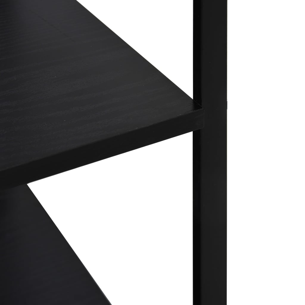 vidaXL Mikrowellenregal Schwarz 60×39,6×79,5 cm Holzwerkstoff