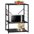 vidaXL Mikrowellenregal Schwarz 60×39,6×79,5 cm Holzwerkstoff