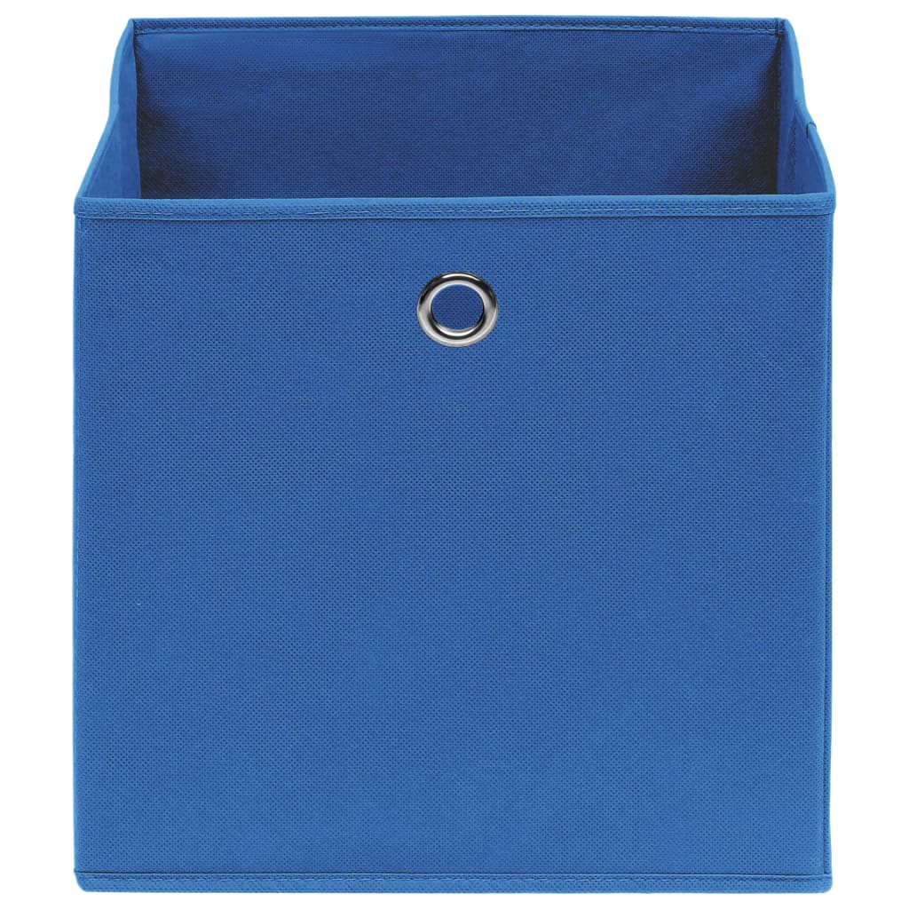 vidaXL Aufbewahrungsboxen 4 Stk. Blau 32x32x32 cm Stoff
