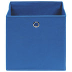 vidaXL Aufbewahrungsboxen 4 Stk. Blau 32x32x32 cm Stoff