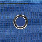 vidaXL Aufbewahrungsboxen 10 Stk. Blau 32x32x32 cm Stoff