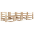 vidaXL Garten-Palettensofa 4-Sitzer Holz