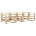 vidaXL Garten-Palettensofa 4-Sitzer Holz
