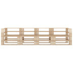vidaXL Garten-Palettensofa 4-Sitzer Holz