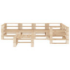 vidaXL 6-tlg. Garten-Lounge-Set aus Paletten Holz