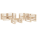 vidaXL 5-tlg. Garten-Lounge-Set aus Paletten Holz