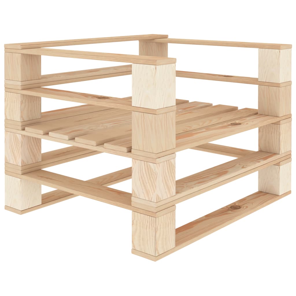vidaXL 5-tlg. Garten-Lounge-Set aus Paletten Holz