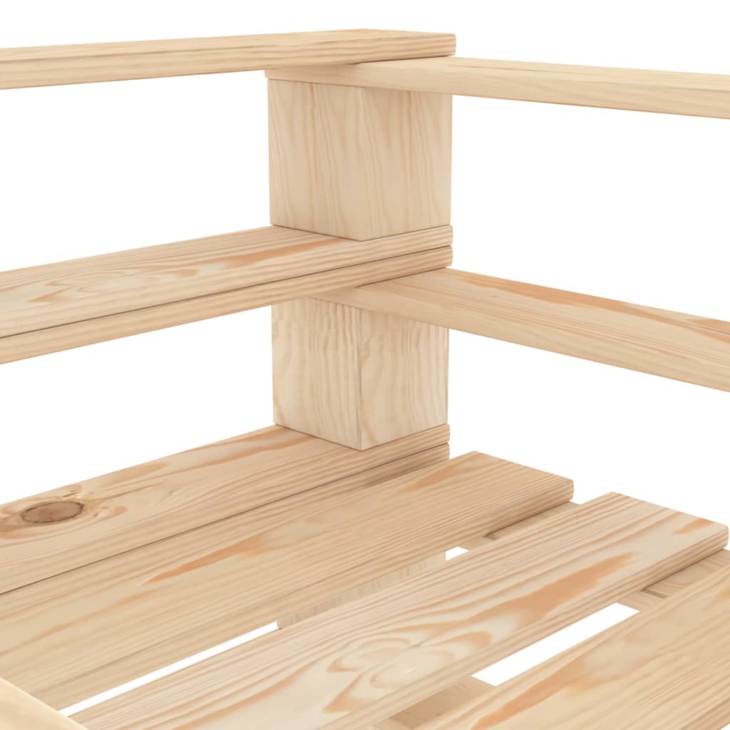 vidaXL 5-tlg. Garten-Lounge-Set aus Paletten Holz