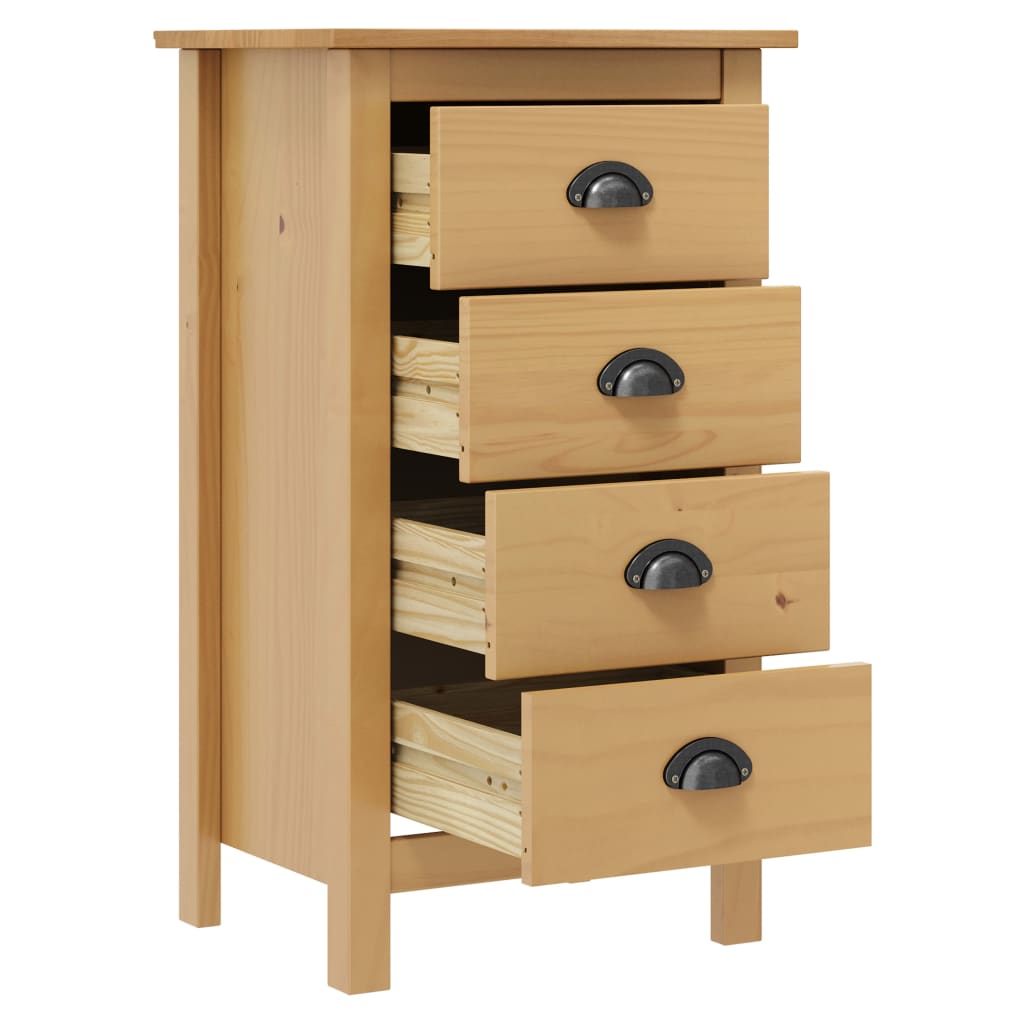 vidaXL Sideboard Hill Massivholz Kiefer