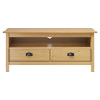 vidaXL TV-Schrank Hill Honigbraun 110x40x47 cm Massivholz Kiefer