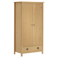 vidaXL Kleiderschrank mit 2 Türen Hill 89x50x170 cm Massivholz Kiefer