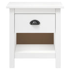 vidaXL Nachttische 2 Stk. Hill 46x35x49,5 cm Massivholz Kiefer