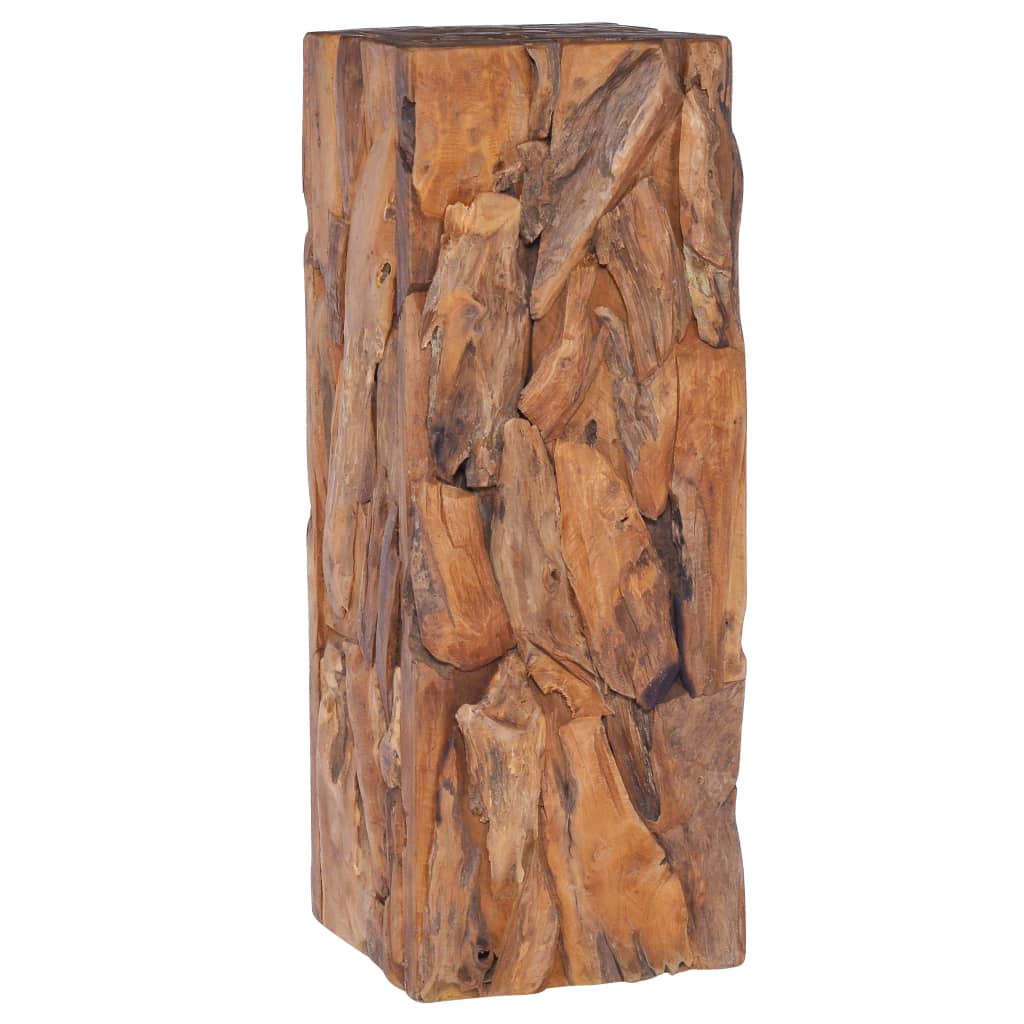 vidaXL Beistelltisch 30x30x80 cm Massivholz Teak