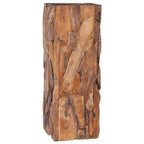 vidaXL Beistelltisch 30x30x80 cm Massivholz Teak