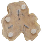 vidaXL Weinständer für 8 Flaschen 40x30x80 cm Massivholz Teak