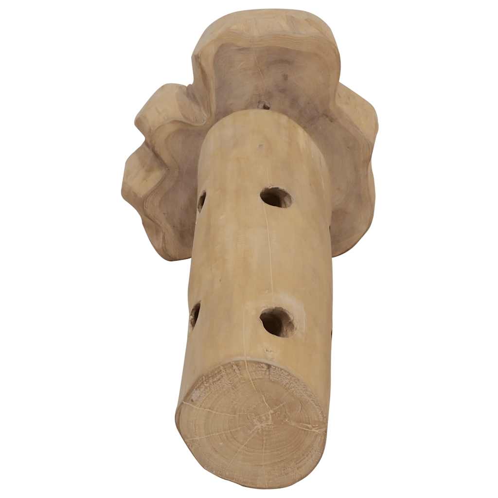vidaXL Weinständer für 8 Flaschen 40x30x80 cm Massivholz Teak